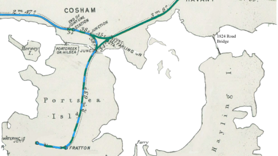 Arrival of the Portsmouth Direct Line 1857